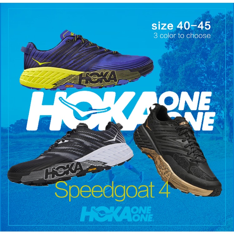 Hoka ONE ONE speedgoat 4 รองเท้า hikking รองเท้าผ้าใบ Speedgoat4