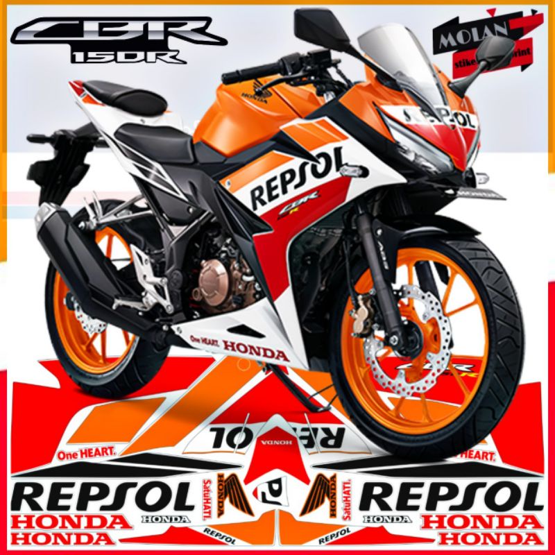 สติ๊กเกอร์รูปลอก ลาย REPSOL สําหรับ Honda CBR150R ปี 2014-2019