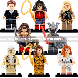 ฟิกเกอร์ Wonder Woman Diana Prince Steve Trevor Marvel Cheetah Barbara Minerva Ares ขนาดเล็ก X0288