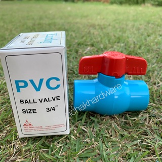 บอลวาล์ว PVC Size : 3/4 (6หุน)