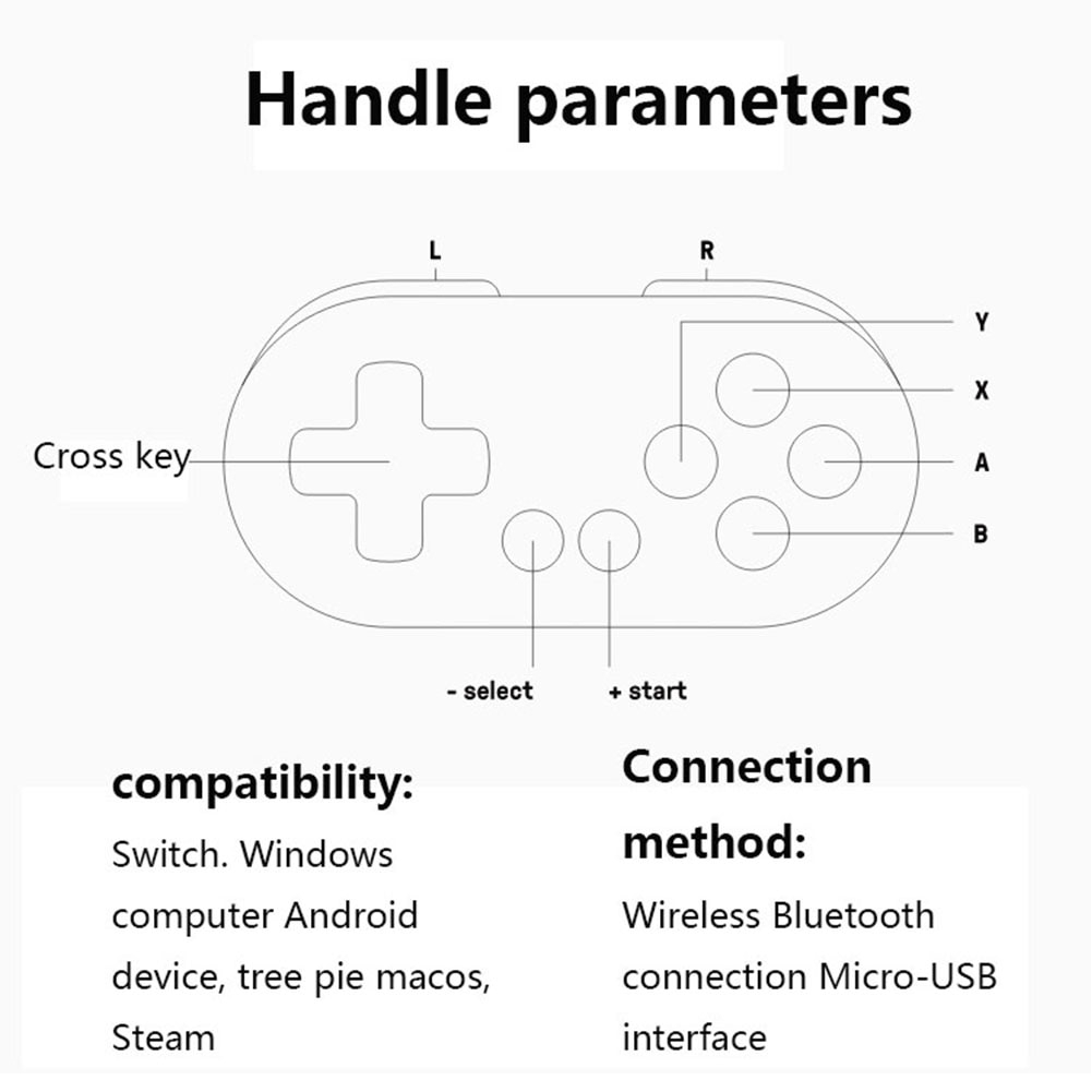 เกมคอนโซล：8BitDo Zero 2 Bluetooth Wireless Gamead Game Controller For ...