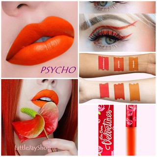 Lime Crime รุ่นจิ้มจุ่ม matte velvetines สี PSYCHO ของแท้ พร้อมส่ง