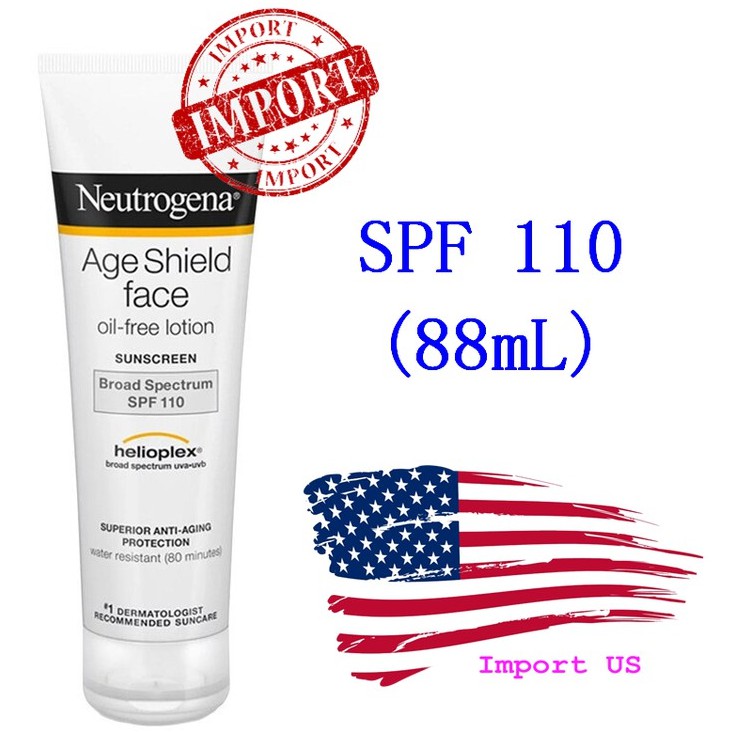Neutrogena, Age Shield Face,   SPF 110, 88 ml