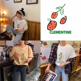 🍊เสื้อยืด CLEMENTINE