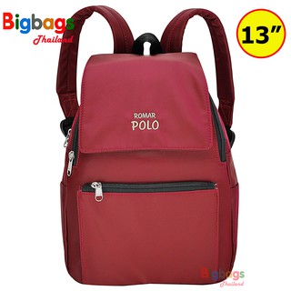 BigBagsThailand กระเป๋าเป้ กระเป๋าสะพายหลังสไตล์ญี่ปุ่น Romar Polo ขนาด 13 นิ้ว รุ่น R72712