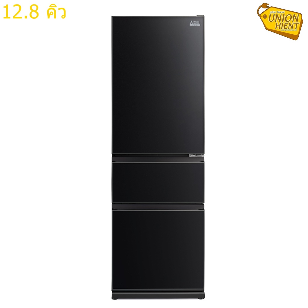 (ใส่โค๊ด 3Y2V6Q9V =Voucher) MITSUBISHI ELECTRIC ตู้เย็น3ประตู(12.8 คิว, สีน้ำตาลมุก,ดำ) รุ่น MR-CGX42ESลูกค้