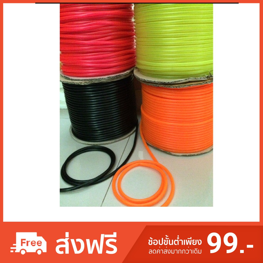 สายอ๊อกซิเจน สายยางอ๊อกซิเจน ซิลิโคน อย่างดี สีขาว อุปกรณ์ตู้ปลา ยาว 100 เมตร