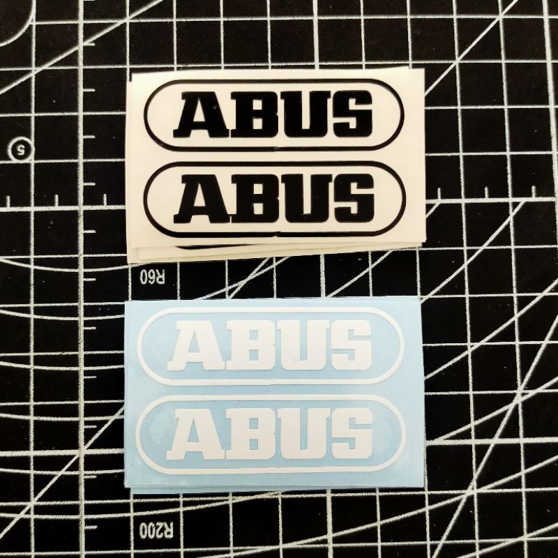 สติ๊กเกอร์ตัด ABUS stiker