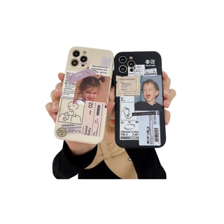 เคส ซิลิโคน Samsung A52 A32 A72 A12 A20S A51 A52S A02S A50 A10S A10 A125 A30 A50S A30S A20 M40S M10 M01S Happy Little Boy Couple Anti-fall Mobile Phone Case