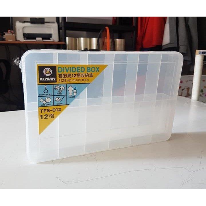 กล่องใส่ของรุ่น TFS-012 กล่องแบ่งช่อง จัดระเบียบ 12 ช่อง Keyway