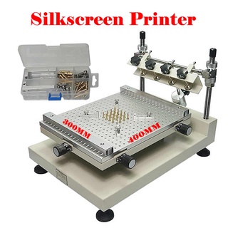 ZB3040H PCB Cjip Stencils Printer Manual Silkscreen Glue Printing Machine 300x400mm Working Size for PCB Solder Paste Pr