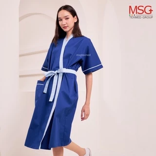MSGtexmed ชุดคลุมกิโมโน,ชุดคลุมตัวคนไข้,ชุดผู้ป่วยกระโปรง (รุ่น PA811)