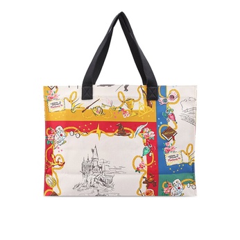 กระเป๋า Limited Items ✨Harry Potter x Cath Kidston ✨ Sidekick Tote ลาย Harry Potter สีครีม