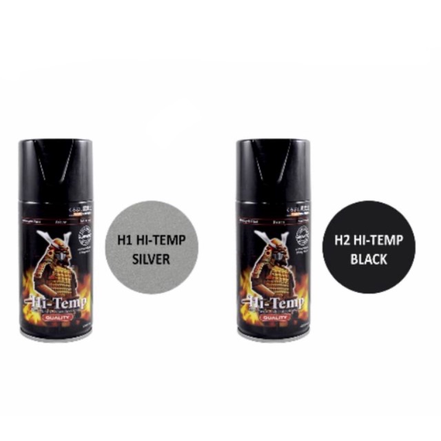 สีสเปรย์Samurai>>สเปรย์ทนความร้อนสูง พ่นท่อไอเสีย