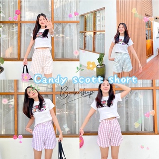 candy scott short กางเกงขาสั้น ลายสก๊อต💗