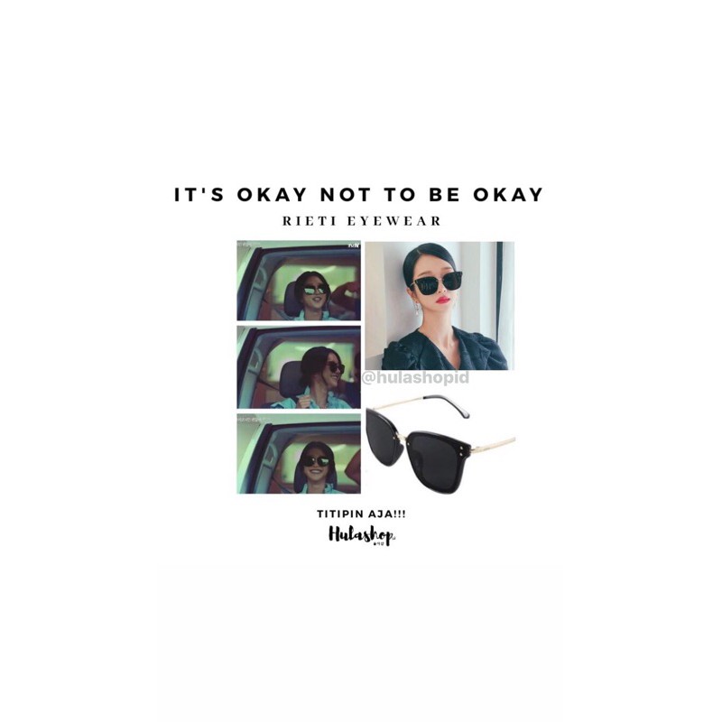แว่นตากันแดด Seo Yea Ji It 's Okay Not To Be Okay สําหรับผู้ชาย