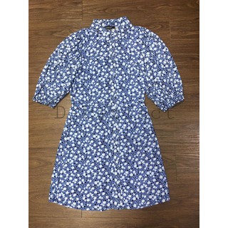 Shirt dress  เดรสสั้นปลายแขนจั๊ม เนื้อผ้าคอตต้อน ผ้าไม่ยืด แต่งกระดุมด้านหน้า ใส่สวย สบายๆผ้าไม่ร้อน