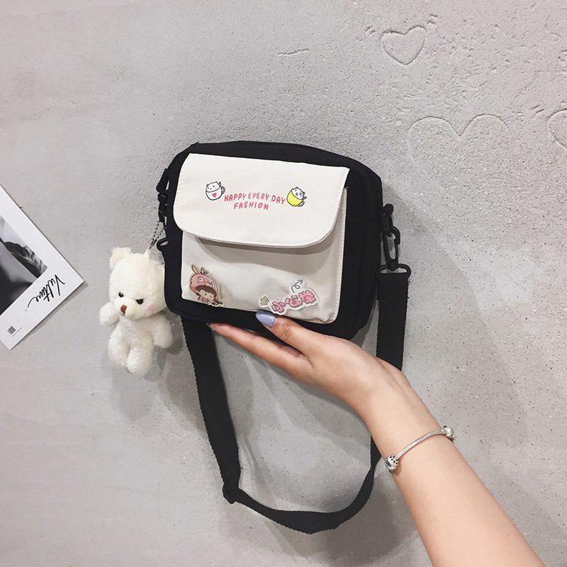 ใส่โค้ดลด SPC115BAG ลด 15.-ขั้นต่ำ 150.- กระเป๋าสะพายข้าง ทรูโทนน่ารัก ใบเล็กระเป๋าผู้หญิง  ผู้ชาย สามารถใช้ได้  CC-225