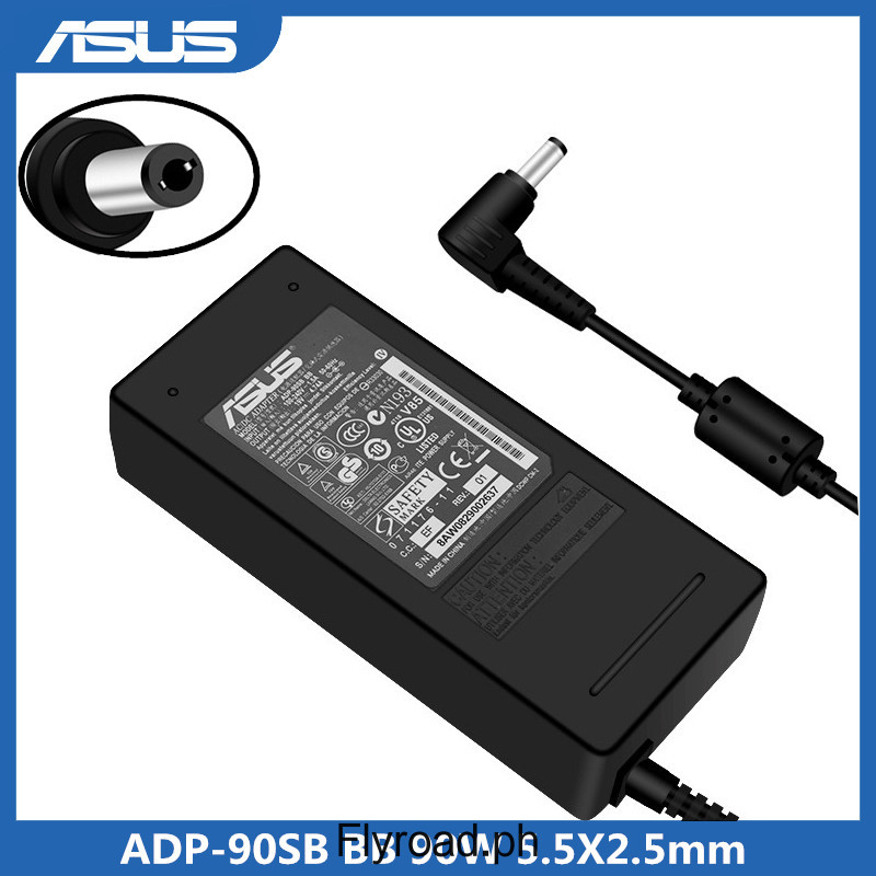 4.74A แล็ปท็อป 19V 90W สําหรับ Asus K52F K52J K53E K53S K43S K53U K55 K550LA K55A K55N K55VD แหล่งจ่