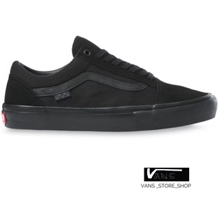 VANS SKATE OLD SKOOL BLACK BLACK SNEAKERS สินค้ามีประกันแท้