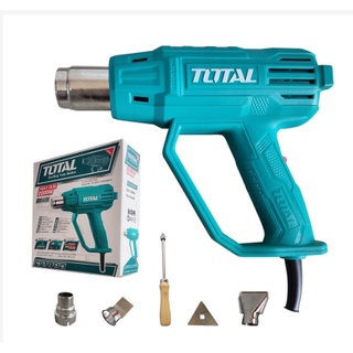 TOTAL เครื่องเป่าลมร้อน 2000 วัตต์ Heat Gun รุ่น TB20036 พร้อมอุปกรณ์เสริม  รับประกัน 1 ปี