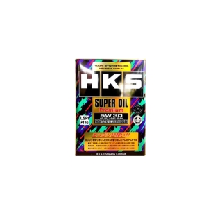 น้ำมันเครื่องเบนซินสังเคราะห์ HKS SUPER OIL Premium 5W-30 เกรดใหม่ล่าสุด API SP/ ILSAC GF-6A เพิ่มสาร LSPI (Low Speed Pr