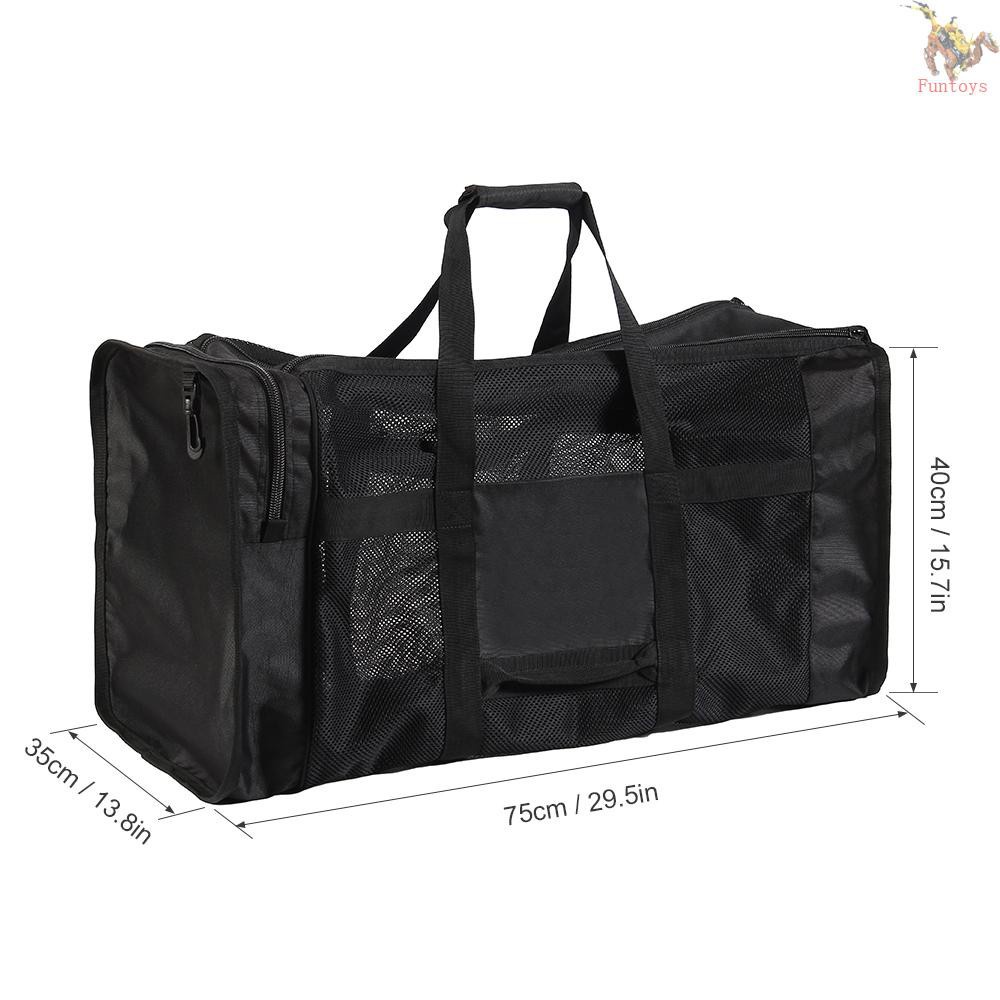 FUTO 100L Mesh Duffle Gear Bag for Scuba Diving Snorkeling Swimming Beach and Sports Equipment ราคา ถูกที่สุด ดีลบีเคเค แกลเลอรีภาพที่ 2