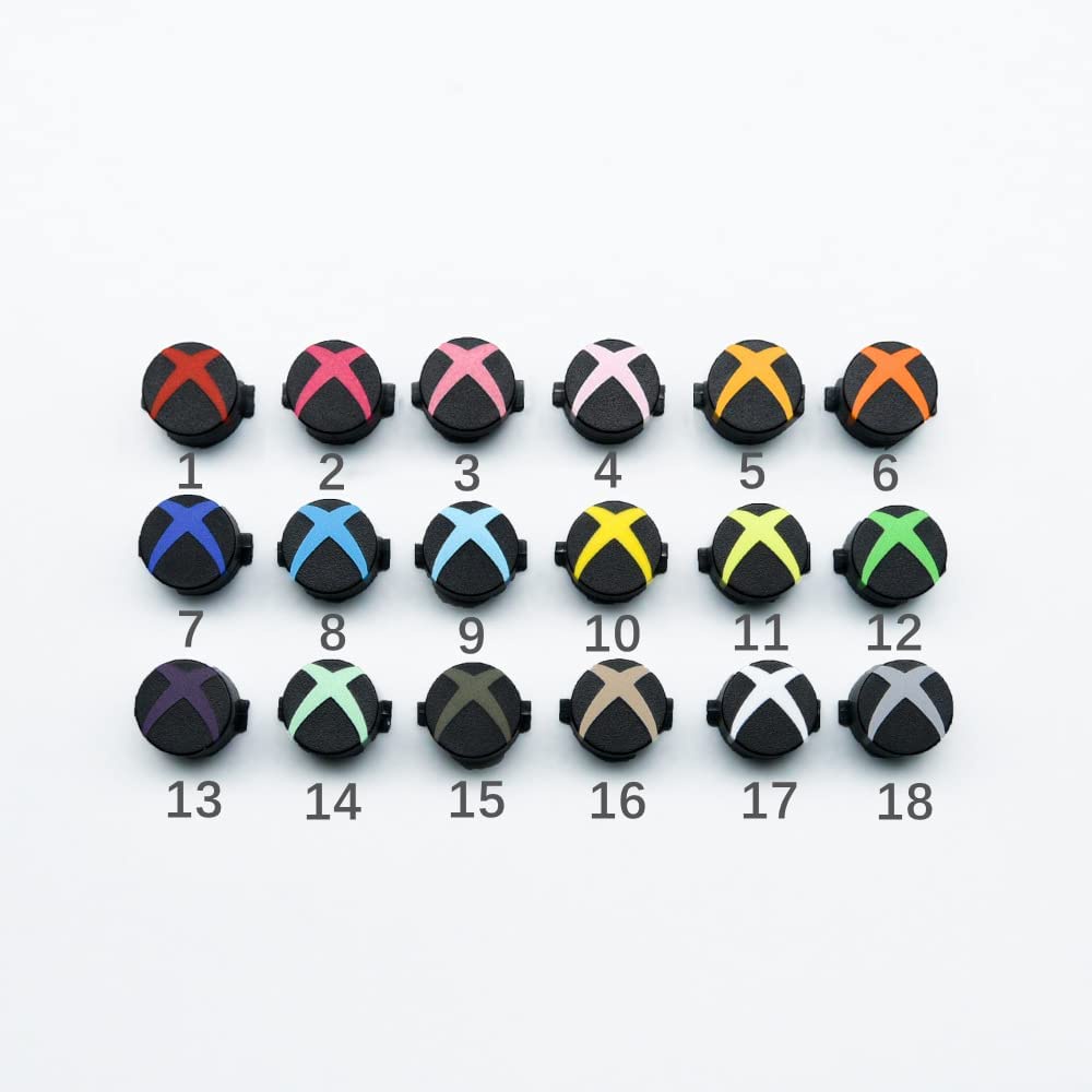 ปุ่มสวิตช์ปุ่มกดควบคุมโลโก้ เนื้อแมตต์ สําหรับ Xbox Series X S