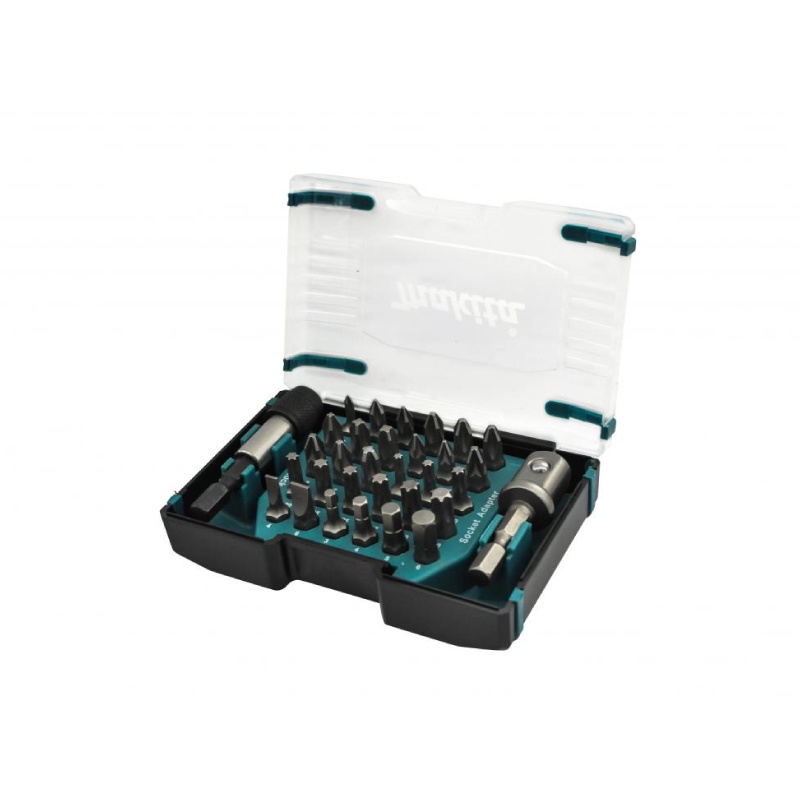 MAKITA D-67642 : ชุดดอกไขควง 32 ชิ้น พร้อมอะแดปเตอร์ 1/2”