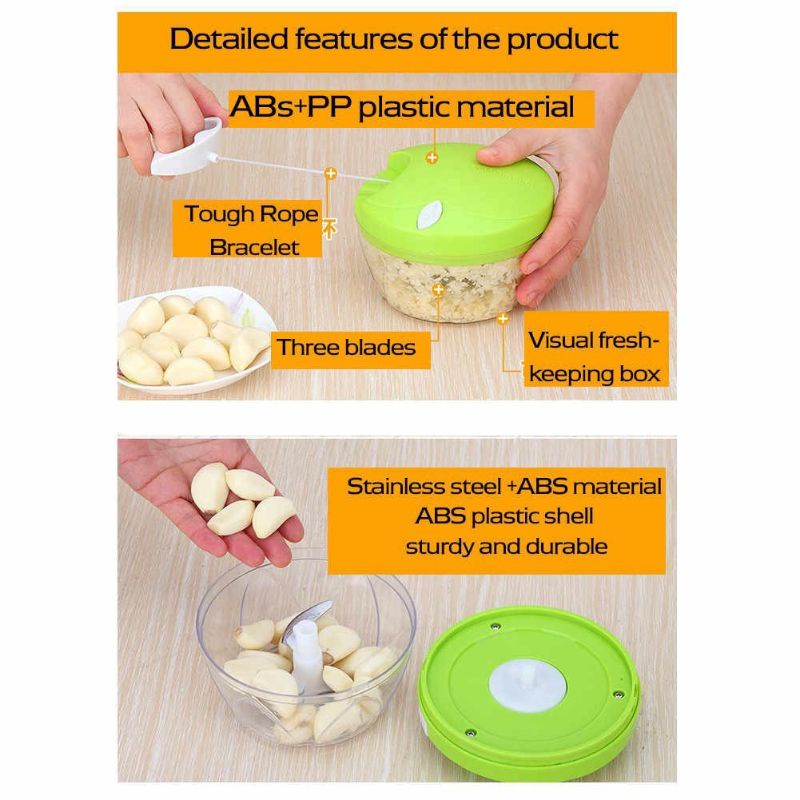 Jimart Kaw Kaw Speedy Food Chopper เครื่องตัดผักเครื่องปั่นเครื่องบด Hand Mixer Blander Onion Slicer