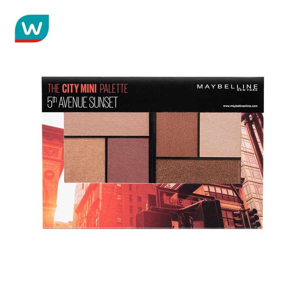 Maybelline เมย์เบลลีน เดอะ ซิตี้ มินิ พาเลท ฟิฟท์ อเวนิว ซันเซท 51ก.