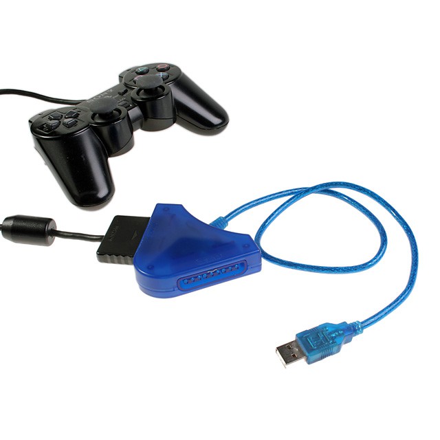 ตัวพ้วงจอยps2เล่นเกมpc  ตัวแปลงจอย PS2 เป็นจอยpc ราคาถูก