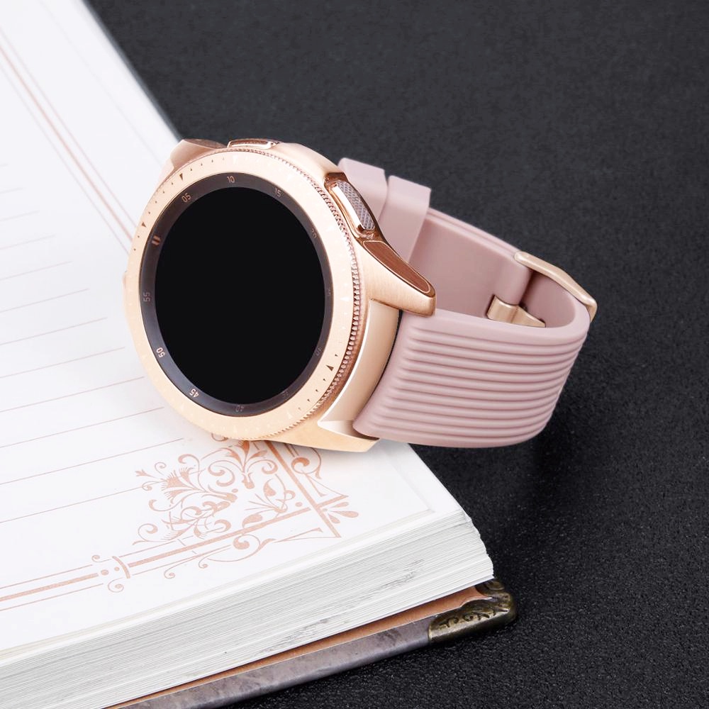 สายนาฬิกาข้อมือ ซิลิโคน ลายแนวตั้ง สไตล์คลาสสิก แบบเปลี่ยน สําหรับ Samsung galaxy Watch 4 galaxy watch4