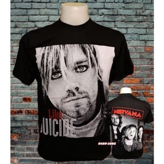 เสื้อวง NIRVANA วงร็อคในตำนาน ไม่มีตะเข็บข้าง คอฟิต ป้ายUS เสื้อวินเทจ เสื้อร็อค เสื้อทัวร์ วงร็อคต่างประเทศ