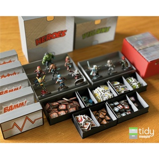 Tidy Insert สำหรับเกม Marvel United ⚠️ไม่รวมตัวเกม ⚠️