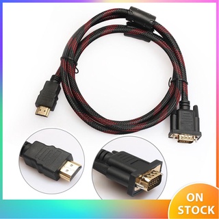 สายอะแดปเตอร์สำหรับต่อ HD HDMI Male กับ VGA สำหรับ HDTV