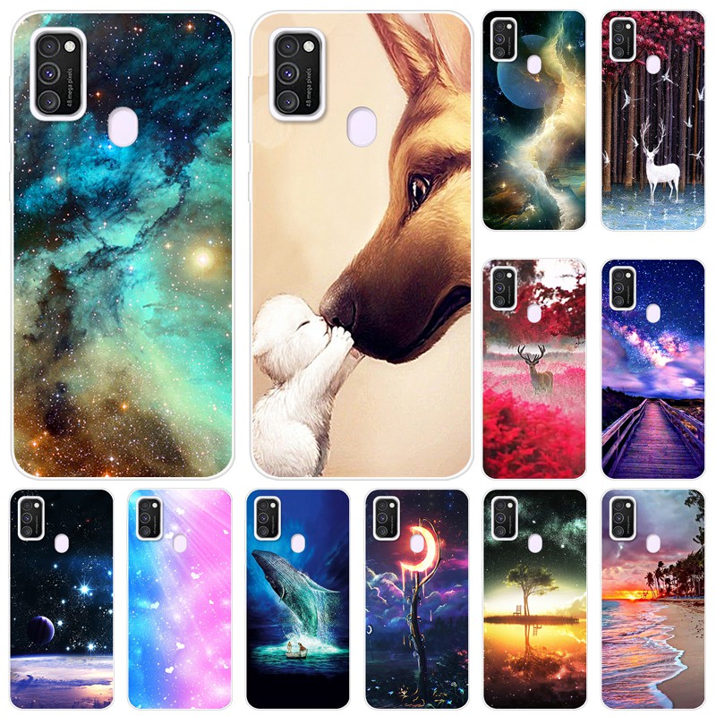 เคส Samsung Galaxy M30s แฟชั่น Cover Case เคสซิลิโคน Huiyinkejin2th 