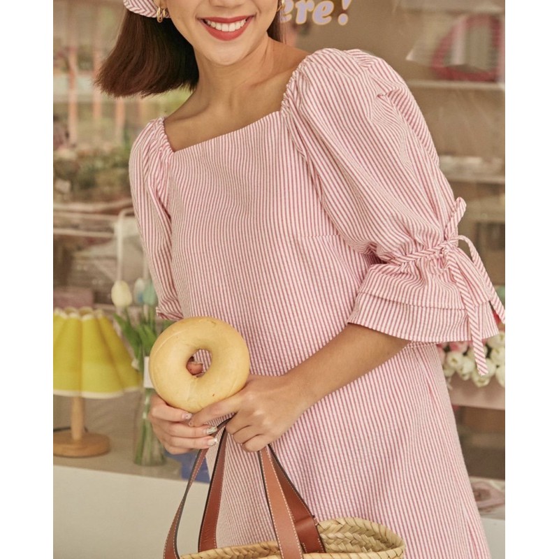 onion Ring dress - fluffy Cherry ร้าน janunstudio