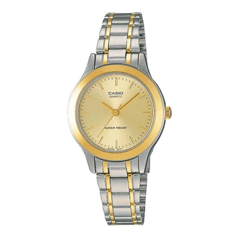 Casio Standard นาฬิกาข้อมือผู้หญิง สายสแตนเลส รุ่น LTP-1128G,LTP-1128G-9A (CMG ) - สีเงิน
