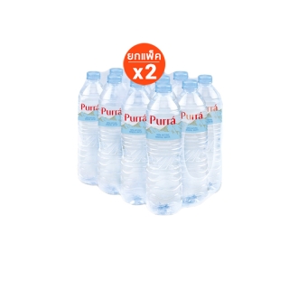 [ส่งในกทม.และปริมณฑล] Purra Natural Mineral Water น้ำแร่เพอร์ร่า 750 มล. แพ็ค 12 ขวด 2 แพ็ค รวม 24 ขวด