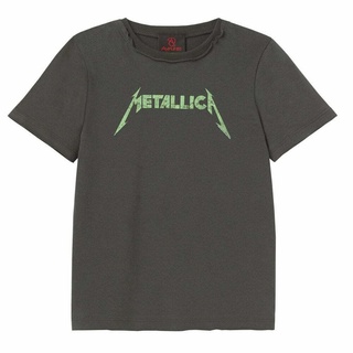 [S-5XL]『Sports And Leisure』 เสื้อยืด ผ้าฝ้าย ลายโลโก้ Metallica สไตล์วินเทจ นีออน คุณภาพสูง สําหรับผู้ชาย