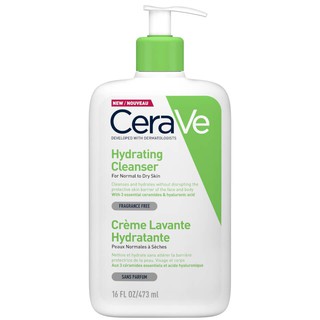 Cerave Hydrating Cleanser 473ml.