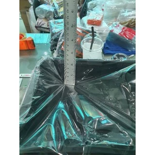 กล่องอาหารเดลิเวอรี่ กล่องสีดำ(L-04) ถาดปิดใส แยกออกจากกัน สวยงาม ถูกหลักอนามัย ใสอาหารได้ตามต้องการ แพค25ใบ +ฝาใส