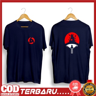 T-shirt เสื้อกันหนาว มีฮู้ด ผ้าฝ้าย พิมพ์ลายการ์ตูนอนิเมะนารูโตะ boruto ske madara itachi Combed 30s สําหรับผู้ชาย ผู้หญ