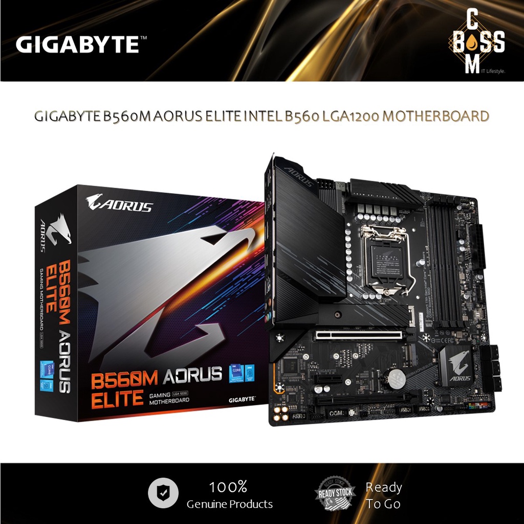 GIGABYTE B560M AORUS ELITE INTEL B560 LGA1200 MOTHERBOARD
