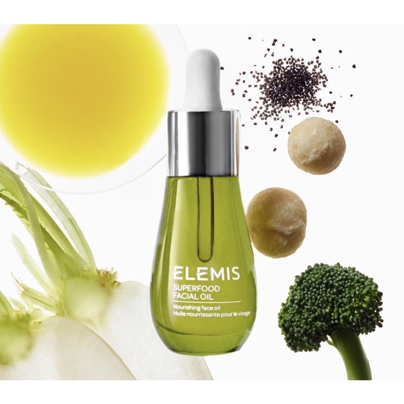 ELEMIS 🌿 Superfood Facial Oil 5ml ขนาดทดลองสินค้าแท้100% (พร้อมส่ง)