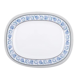 Food dispenser MELAMINE PLATE SUPERWARE POEM 12" Tableware Kitchen equipment อุปกรณ์ใส่อาหาร จานเปลเมลามีน 12 นิ้ว SUPER