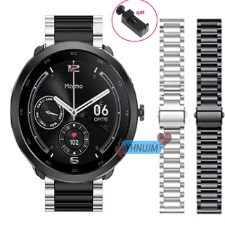 สายนาฬิกาข้อมือสมาร์ทวอทช์ Maimo Watch R GPS สเตนเลส พร้อมฟิล์มกันรอยหน้าจอ แบบเปลี่ยน