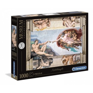 พร้อมส่ง-จิ๊กซอว์ Michelangelo: The Creation of man แบรนด์ Clementoni jigsaw puzzle 1000 ชิ้น