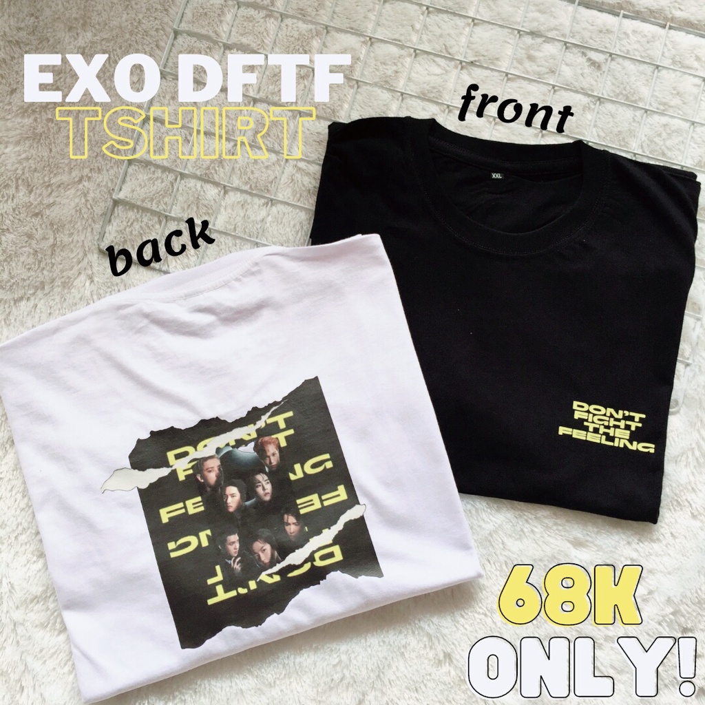 เสื้อยืด พิมพ์ลาย EXO DFTF EXOL